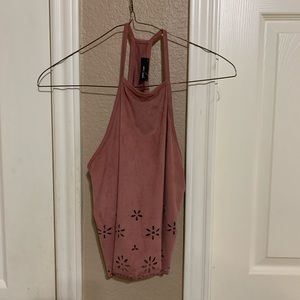 Mauve crop top